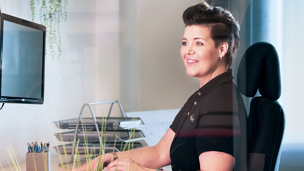 Caroline Widerberg i Kundservice